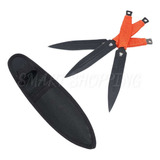 Set De Kunai Cuchillo De Lanzar 3 Unidades Con Funda