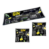 Conjunto 3 Petisqueiras Gin Tonic Decor Glass