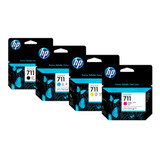 Tinta Hp 711 Pack 4 (t530, T520, T130 Y T120)