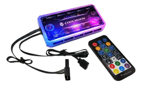 Controlador De Música Coolmoon Remote Rgb Lighting Chassis F