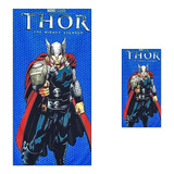 Kit Toalha De Banho Thor + Rosto Personalizada