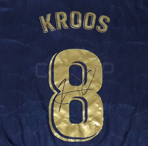 Jersey Autografiado Toni Kroos Real Madrid 2019-20 Visita