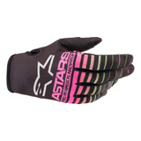 Guantes Para Motocross Radar Ngo/vde Neon/ros Fluo