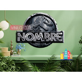 Vinil Decorativo Infantil Logo Jurassic World Personalizado