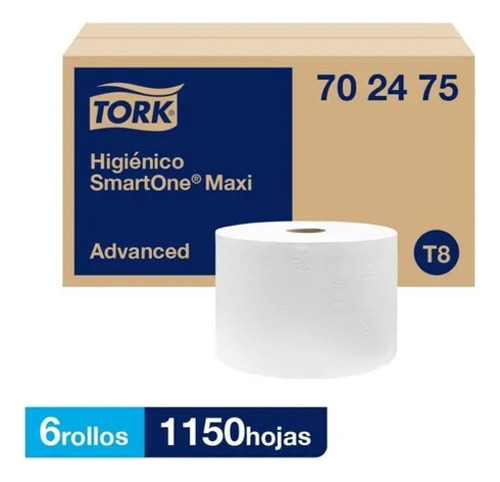 Papel Higiénico Fluido Céntrico Smartone Maxi Tork 6/1150hjs