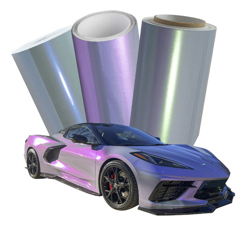 Vinil Wrap Colores Camaleon Brillante Luxury Autoelit 1x1.5m