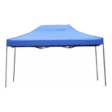 Toldo Plegable Tipo Araña 2x3 Lona Engomada Impermeable Azul