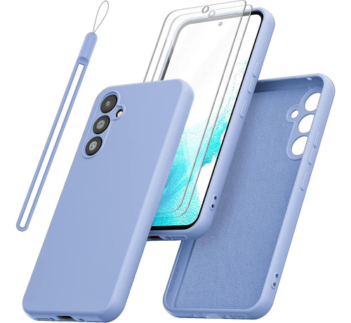 Funda Para Samsung Galaxy De Silicona Líquida+2mica+correas