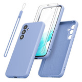 Funda Para Samsung Galaxy De Silicona Líquida+2mica+correas