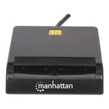 Lector De Tarjetas Manhattan 102049 Negro Usb 2.0 5 V Roh /v