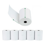 Rollo Papel Termico 80 Mm - Impresora Pos X 5 Unidades Color Rollo 80mm