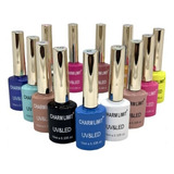 Esmaltes Semipermanentes Gel Color Uv Led X12 Unidades