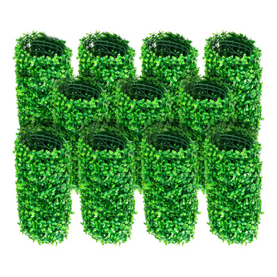 10pz Muro Verde Follaje Pared Artificial Sintetico 60x40cm | Envío gratis