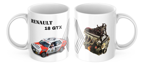 Taza Fierrera Renault 18 Gtx De Cerámica #15