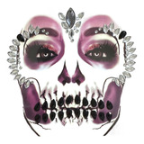Pegatina Brillo Face Sticker Hallowen Maquillaje Catrina #34
