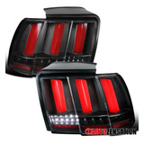 Par De Calaveras Led Secuenciales Mustang V6 Gt 1999-2004