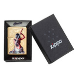 Mechero Zippo 29668 Gold Mazzi Dragon Girl Con Líquido