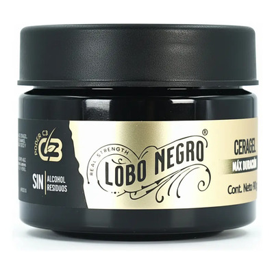 Cera Gel Lobo Negro Para Cabello Máxima Duración 90g | MercadoLibre