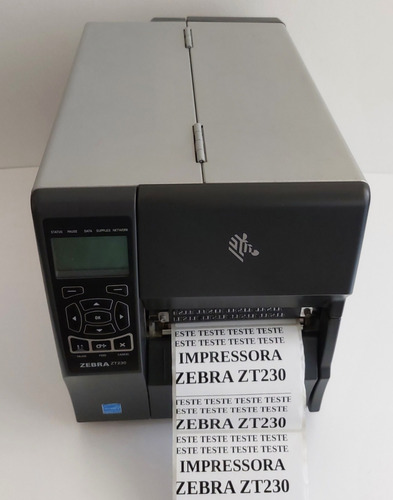 Impressora Zebra Zt230 Veja Fotos Reais Das Impressões  