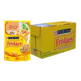 Combo 15 Sachês Friskies Para Gato Adulto Sabor Frango 85g