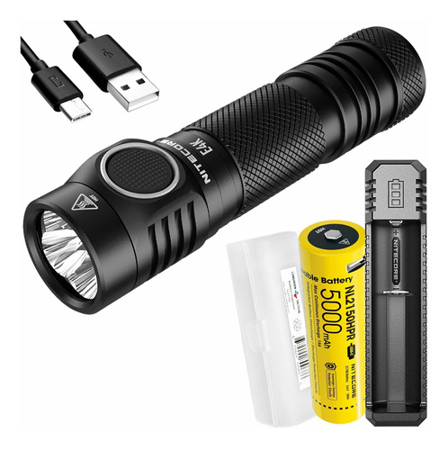 Nitecore E4k 4400 Lúmenes Edc Linterna Con Batería Recargabl