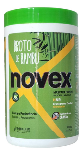 Novex Crema Tratamiento Brote De Bambu 400g