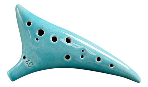 Ocarina De 12 Manos Y Música Musical Pintada Con Instrumento