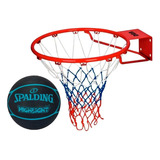 Combo Pelota Spalding + Aro De Basquet Nro 7 Profesional 