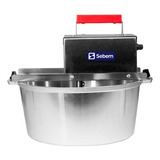 Panela Automática Mexer Brigadeiro E Docinhos 10 Litros Cor Inox