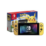 Nintendo Switch 32gb Pikachu & Eevee Edition With Pokémon: Let's Go, Pikachu! + Poké Ball Plus  Color Negro Y Amarillo