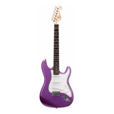 Guitarra Elétrica Sx Stratocaster Ed1 Mpp Metallic Purple Material Do Diapasão Rosewood Orientação Da Mão Destro