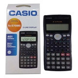 Calculadora Casio Fx-570ms 2-line Display Color Gris Oscuro
