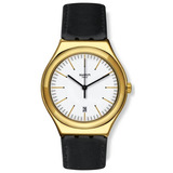 Reloj Swatch Para Mujer (ywg404) Edgy Dial Blanco Correa De