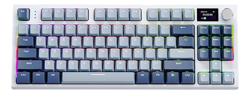 Teclado Mecánico K86 Retroiluminado En Color Para Juegos