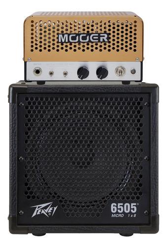 Amplificador Guitarra Mooer Monster Bm + Caja Peavey Piranha