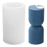 Unique Silicone Candle Molds, Striped Cylinder Silicone