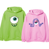 Sudadera Parejas Monsters Inc Celia Mike Wazowski