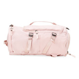 Bolsa Feminina Academia Ginastica Viagem Impermeável Grande Cor Rosa Desenho Do Tecido Liso