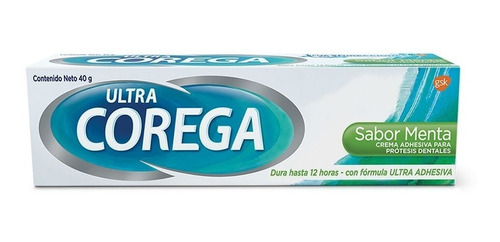 Ultra Corega Crema Sabor Menta X 40 G