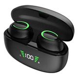 Mini Fone Invisivel De Ouvido Sem Fio Bluetooth Led Bateria