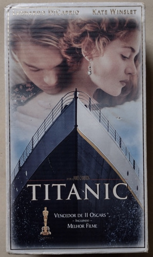 Fita Vhs Titanic (dupla) Legendado Di Caprio Kate Winslet