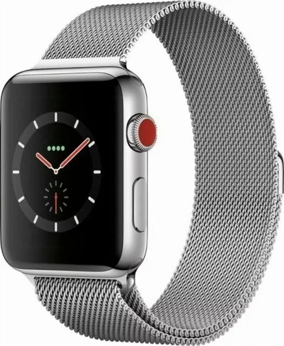 Reloj Apple Watch 3 42mm Stainless Steel Gray Deportivo Ref