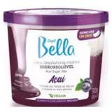 Depil Bella Cera Morna Hidrossolúvel Açaí 300g