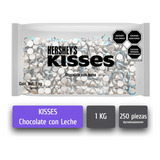 1 Kilo Chocolates Kisses Plateado De Hershey Bolsa Original