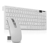 Kit Teclado E Mouse Sem Fio Wireless Bluetooth Slim 2.4 Ghz.