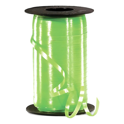 Rollo 400 Mts Listón Rulin Curling Curly Liso Variedad hilo Color Verde lima, ideal para globos y envolturas | MercadoLibre