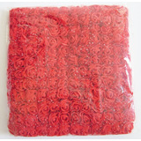 Mini Cabezas De Flores De Rosas Falsas 144 Pcs Color Rojo