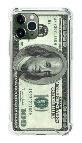 Funda 100 Dólar Franklin Para iPhone Antigolpes