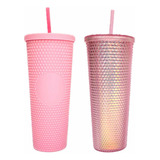 3 Vasos Tendencia Doble Pared Colores Surtidos 700ml