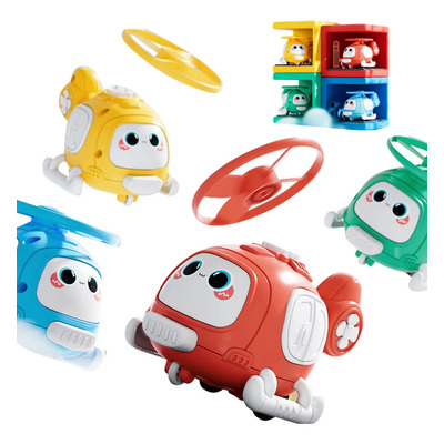 Juego De 4 Coches De Choque Infantiles Impulsados Por Inercia, Aptos Para Niños De 3 A 12 Años, Juguete Volador Impulsado Por Inercia. | MercadoLibre